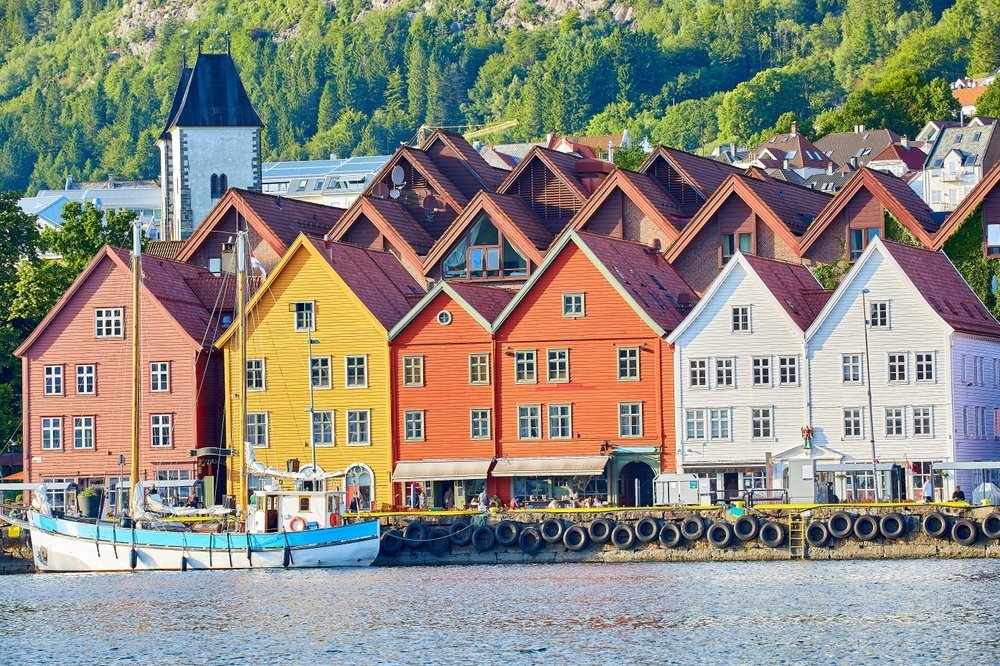 Die Holzhäuser von Bryggen