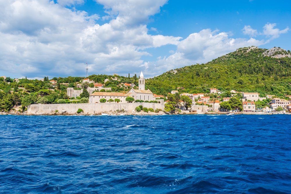 Die Insel Lopud in den Elaphiten vor Dubrovnik