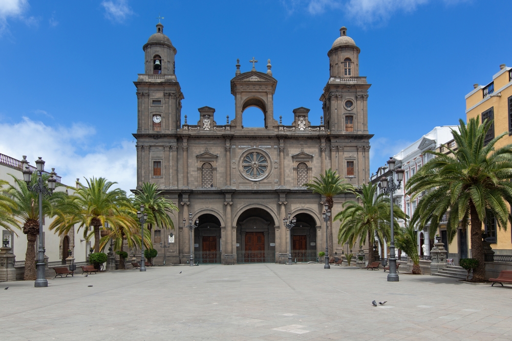 Die Catedral de Santa Ana in Vegueta in Las Palmas de Gran Canaria