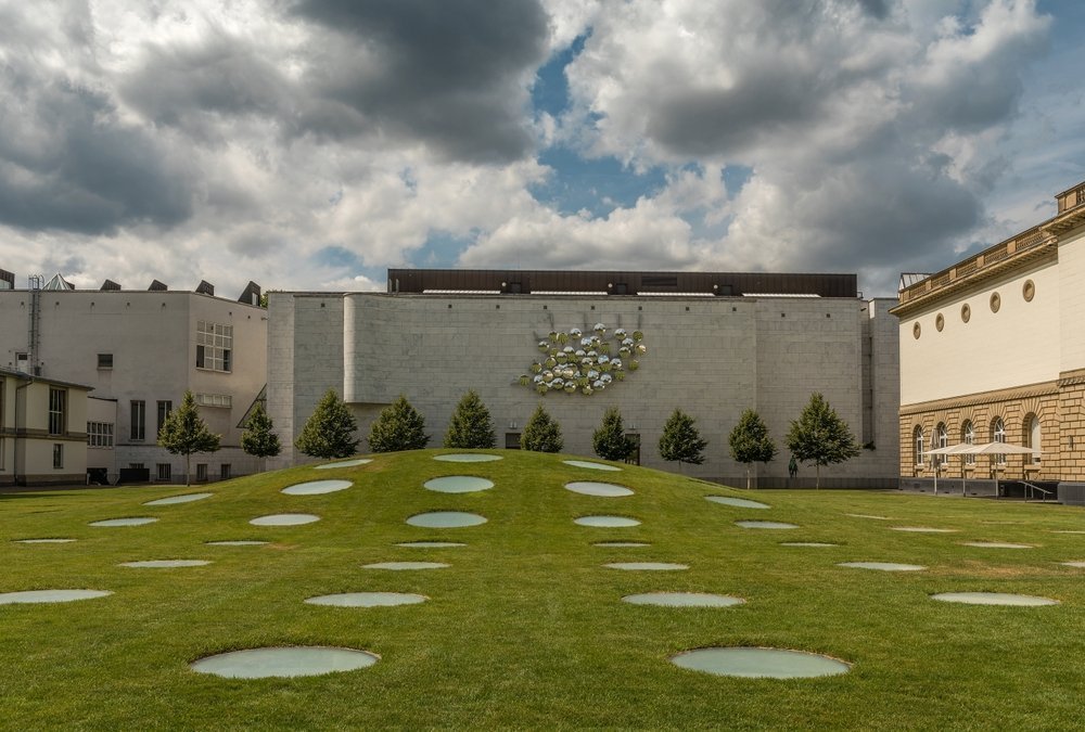 Das Kunstmuseum Städel am Schaumainkai in Frankfurt