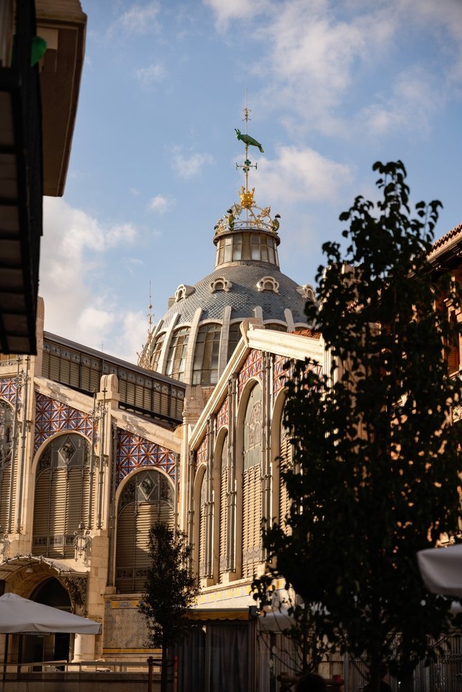 Der Mercado Central von außen