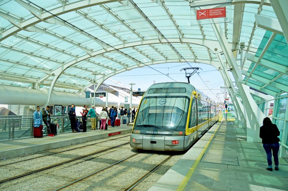 Die Metrostation Aeroporto am Terminal