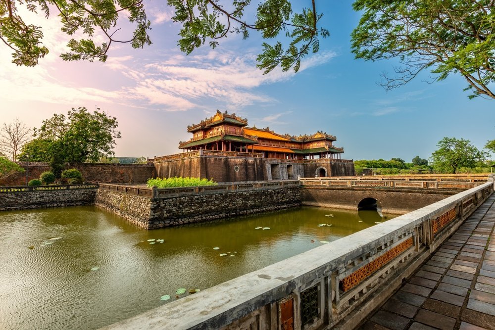 Das Mittagstor der Kaiserstadt in Hue