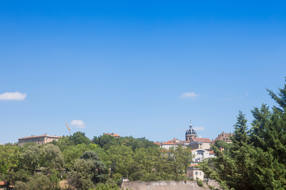 Panorama des Hügels Croix-Rousse in Lyon