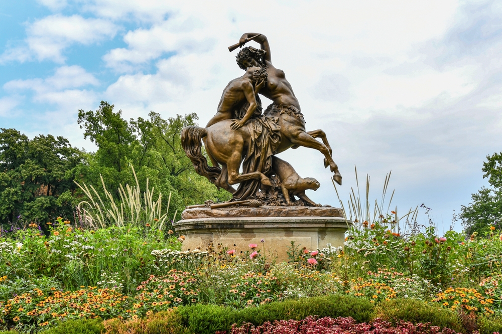 Der Parc de la Tête d'Or bei Les Brotteaux in Lyon