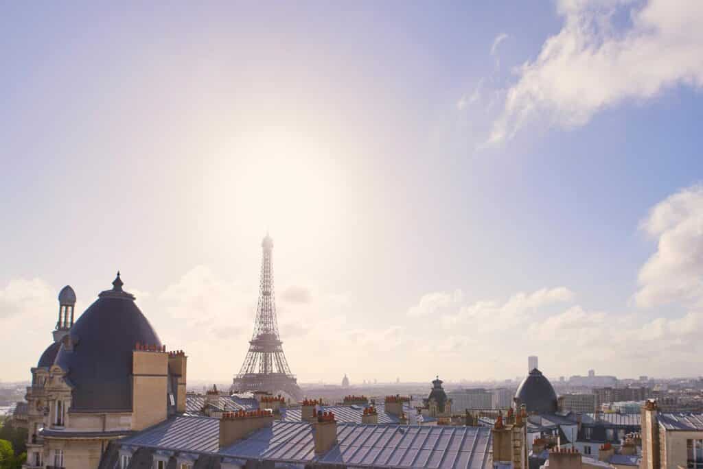 Paris und der Eiffelturm