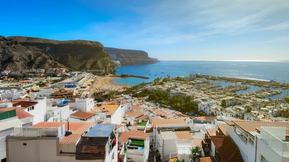 Puerto Rico auf Gran Canaria von oben gesehen
