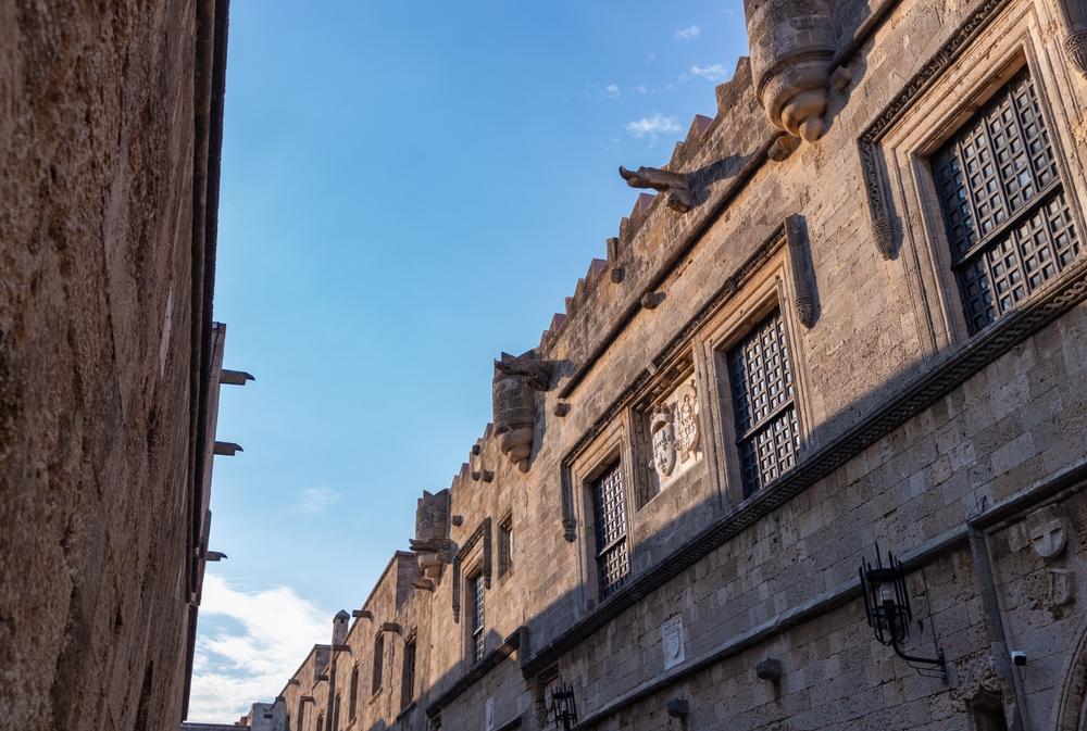 Die Ritterstraße in der Altstadt von Rhodos-Stadt