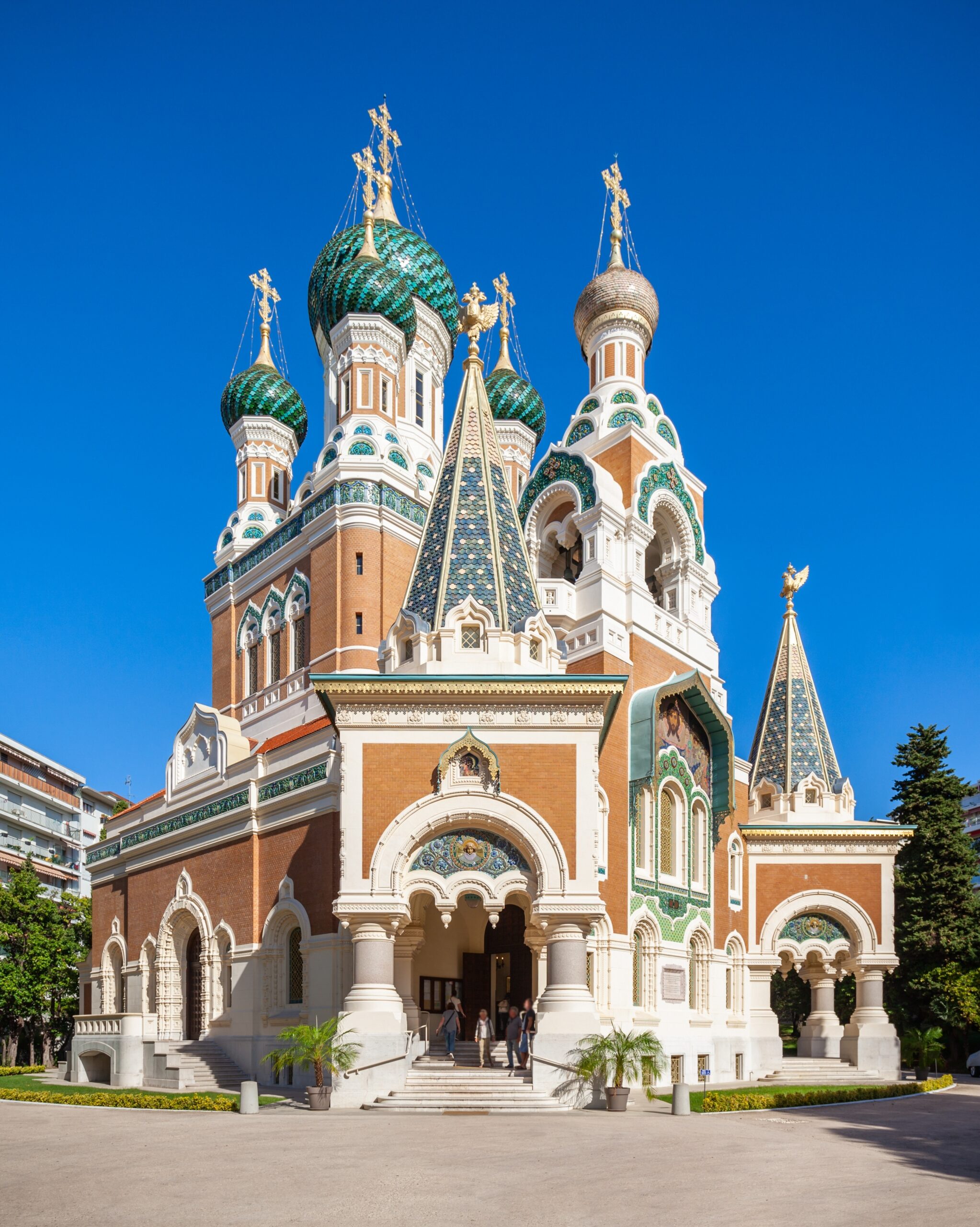 Die russisch-orthodoxe Kathedrale Saint-Nicolas in Nizza