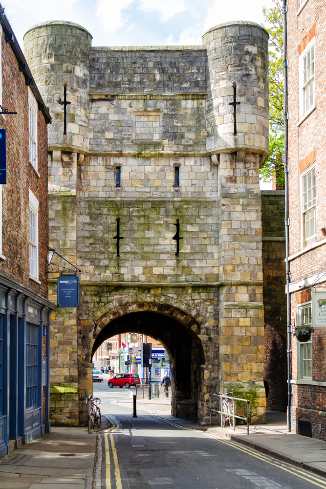 Das Micklegate Bar, das alte Stadttor nach York