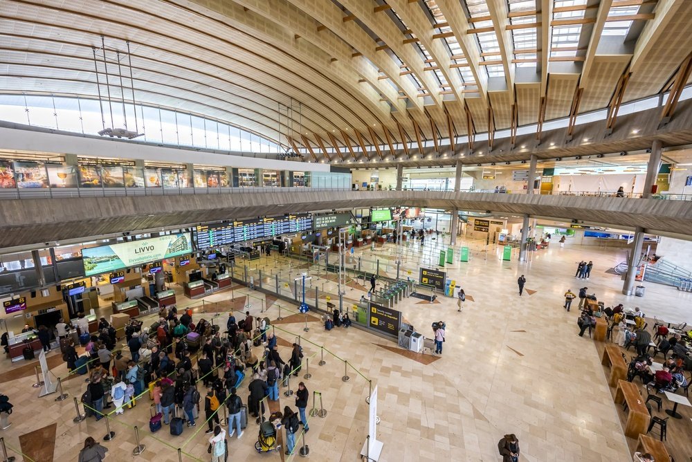 Das Terminal am Flughafen Teneriffa Nord