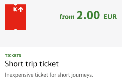 Ticket für die öffentlichen Verkehrsmittel in Berlin