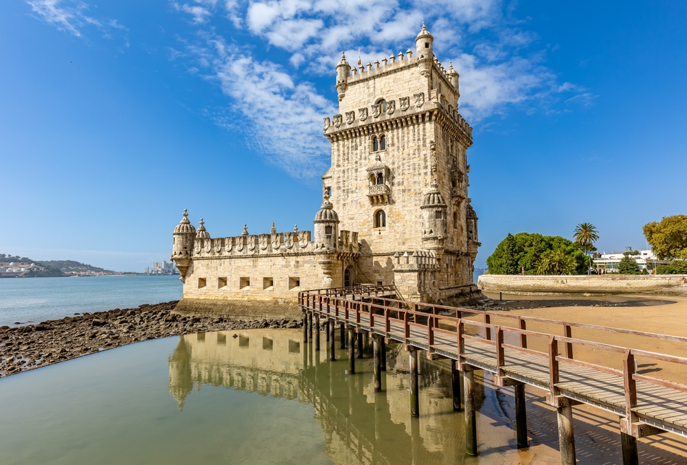 Torre de Belém am Tejo in Lissabon