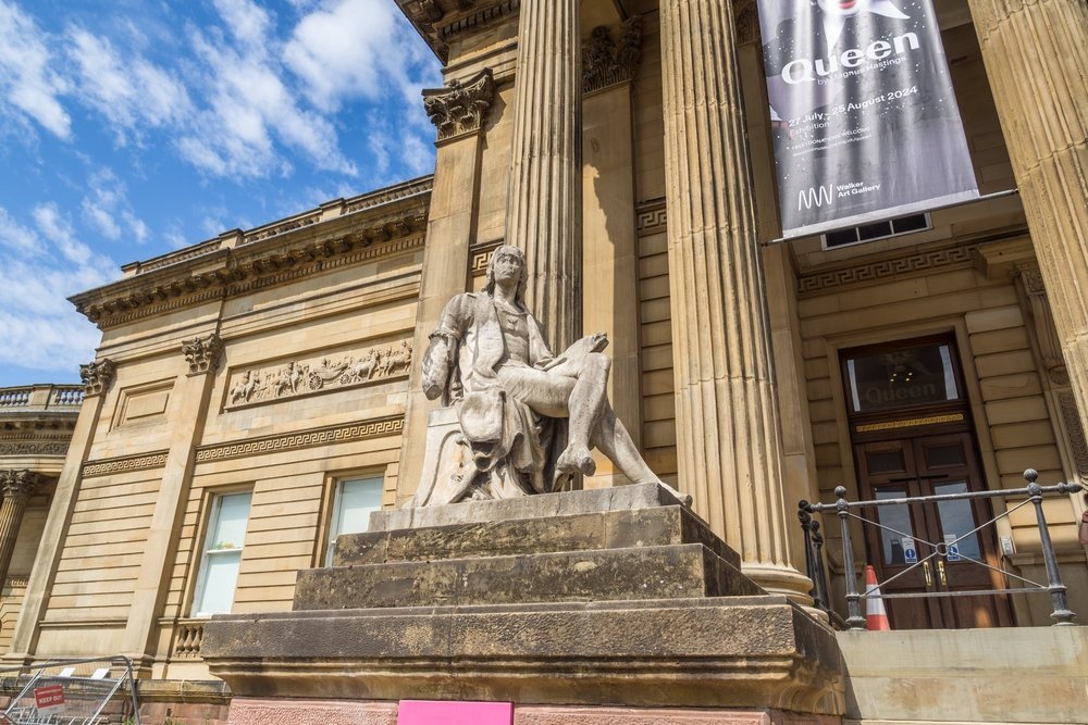 Die Walker Art Gallery in der William Brown Street in Liverpool